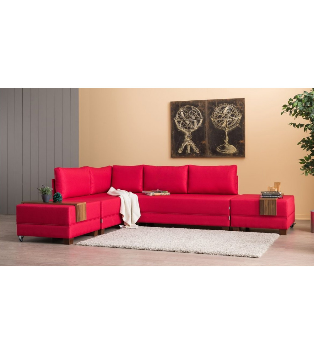 Canapé d'angle reversible convertible Fly 280 x 210 CM