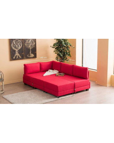 Canapé d'angle reversible convertible Fly 280 x 210 CM
