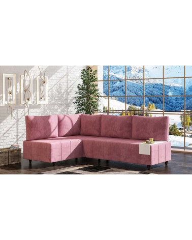 Divano trasformabile angolare grigio Modena 297 x 210 cm
