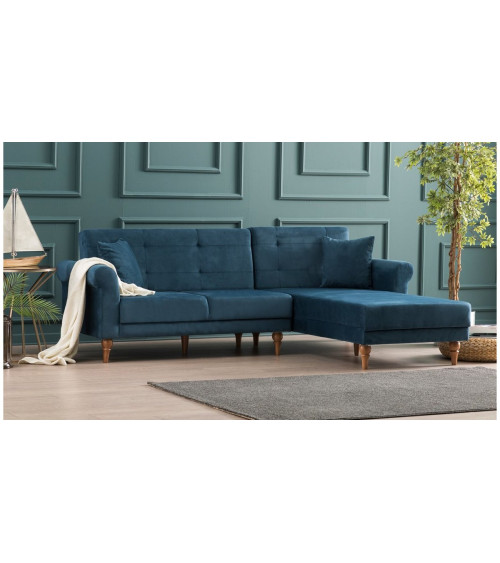 Canapé d'angle reversible convertible Classic 226 x 180 CM