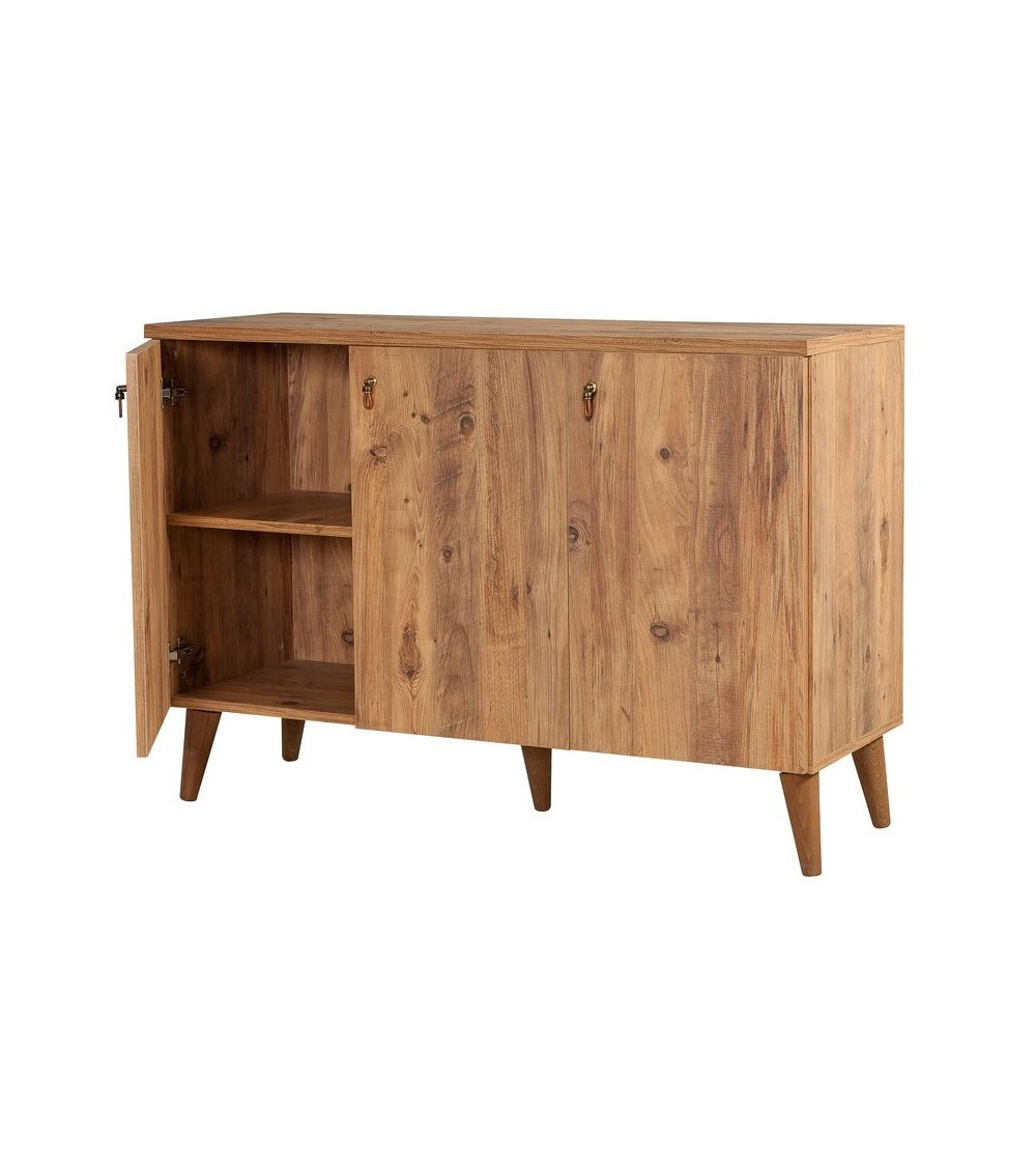 Roble de MIREL TV mueble 2 puertas 1 cajón Roble de MIREL TV mueble 2 puertas 1 cajón