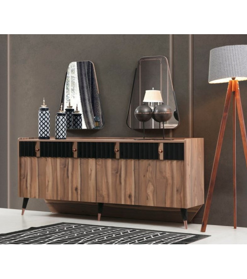 Roble de MIREL TV mueble 2 puertas 1 cajón