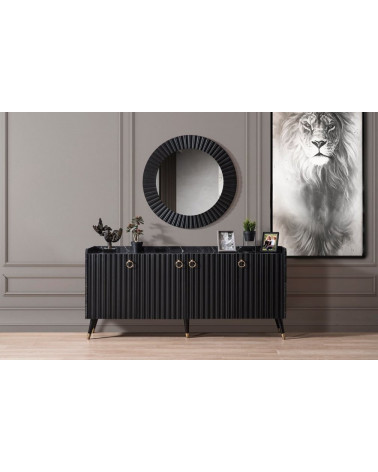 Buffet ORENDA NOIR 4 portes