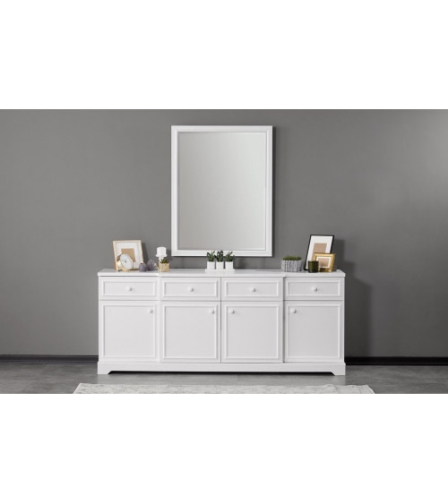 Buffet NEIGE 4 portes 4 tiroirs