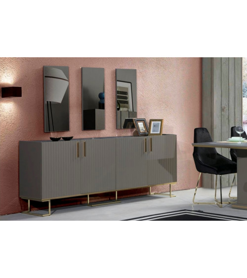 Roble de MIREL TV mueble 2 puertas 1 cajón