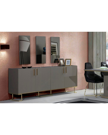 Roble de MIREL TV mueble 2 puertas 1 cajón