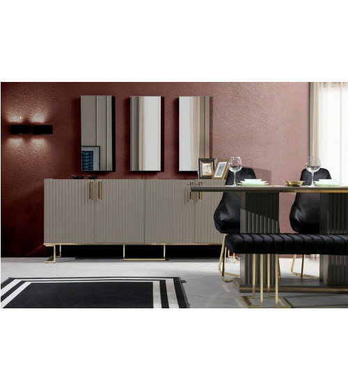 Roble de MIREL TV mueble 2 puertas 1 cajón