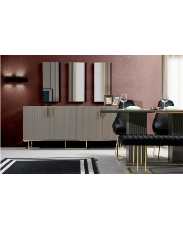 Roble de MIREL TV mueble 2 puertas 1 cajón