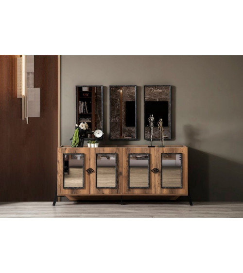 Mobili in rovere TV MIREL 2 ante e 1 cassetto