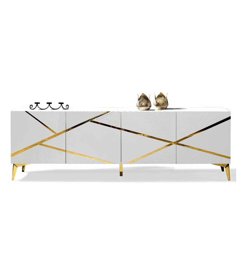 Roble de MIREL TV mueble 2 puertas 1 cajón Roble de MIREL TV mueble 2 puertas 1 cajón