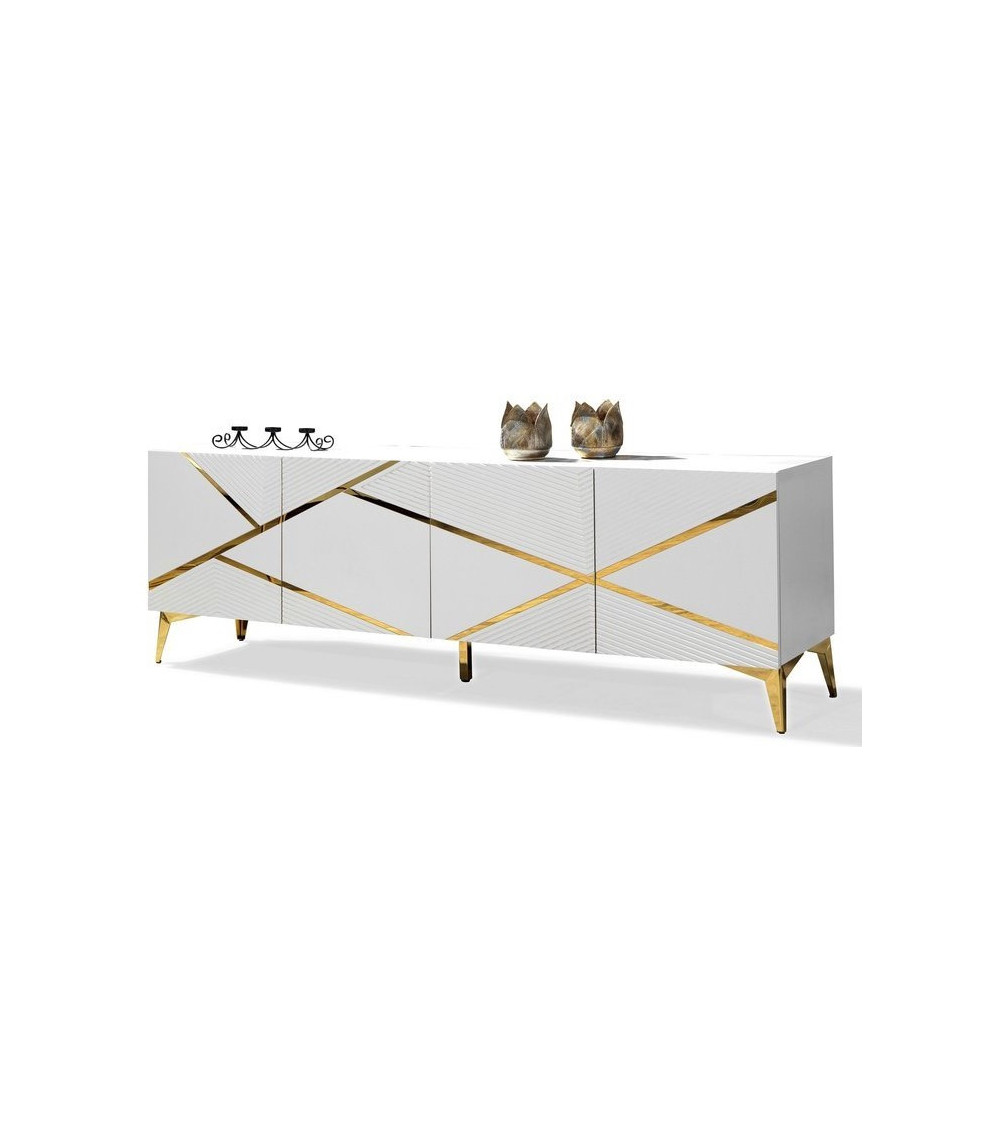 Roble de MIREL TV mueble 2 puertas 1 cajón Roble de MIREL TV mueble 2 puertas 1 cajón