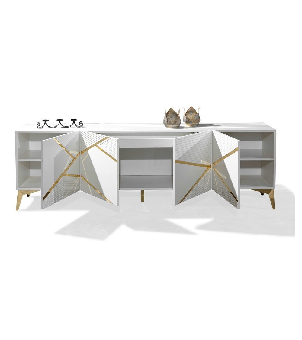 Roble de MIREL TV mueble 2 puertas 1 cajón Roble de MIREL TV mueble 2 puertas 1 cajón