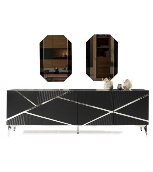 Buffet DIAMOND NOIR 4 portes