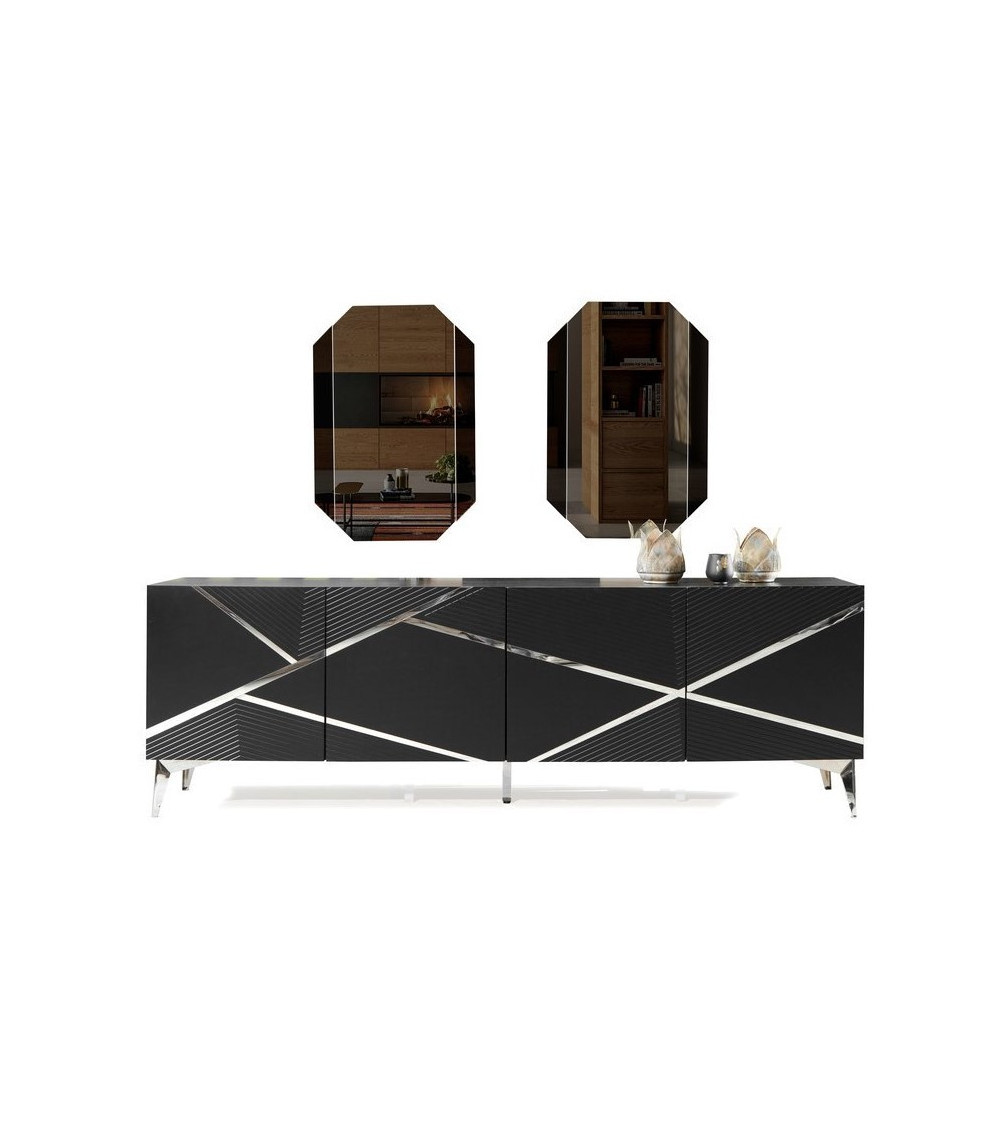 Buffet DIAMOND NOIR 4 portes