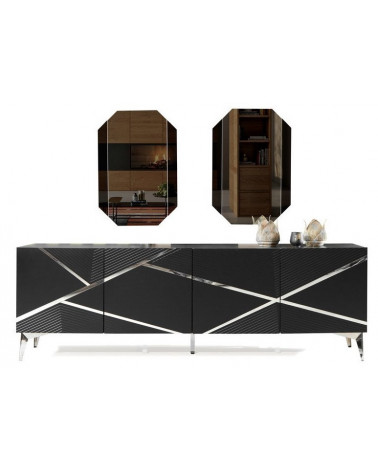 Buffet DIAMOND NOIR 4 portes