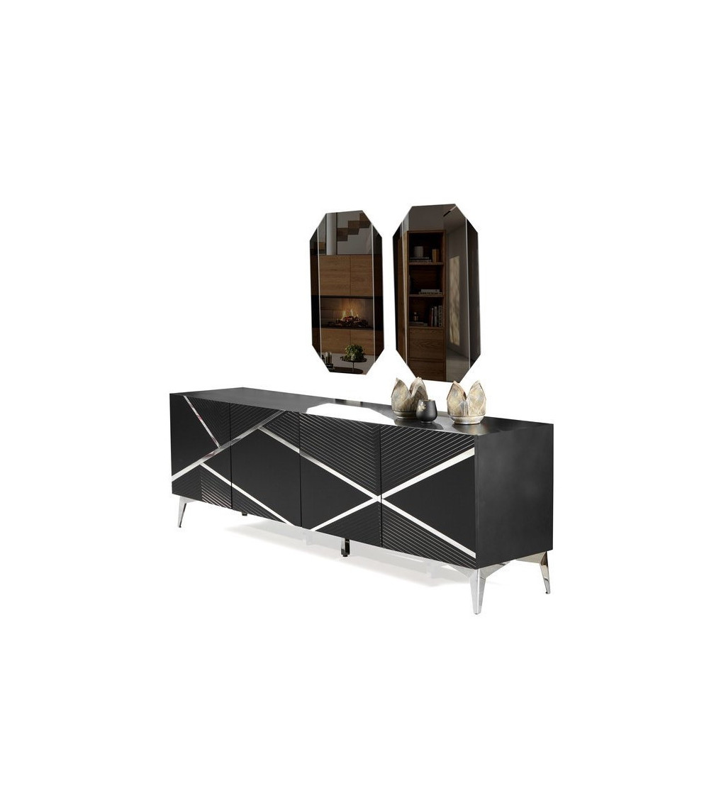 Roble de MIREL TV mueble 2 puertas 1 cajón