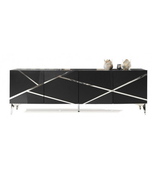 Buffet DIAMOND NOIR 4 portes