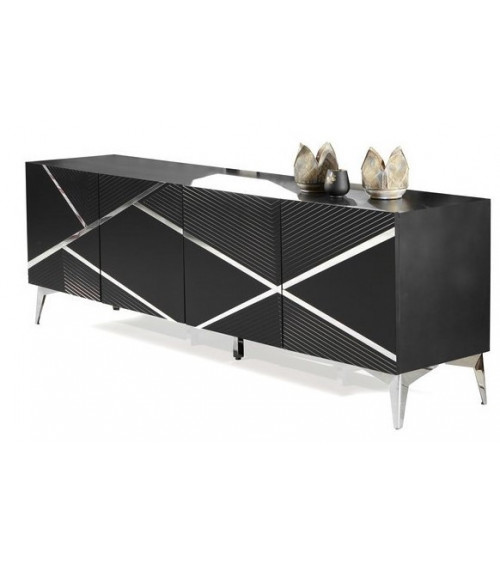 Buffet DIAMOND NOIR 4 portes