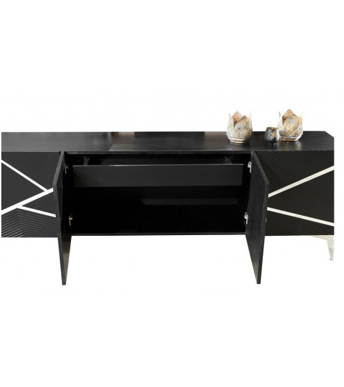 Buffet DIAMOND NOIR 4 portes