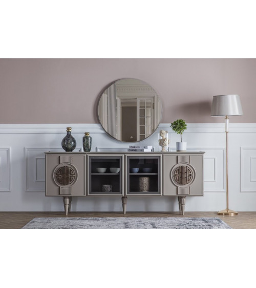 Roble de MIREL TV mueble 2 puertas 1 cajón