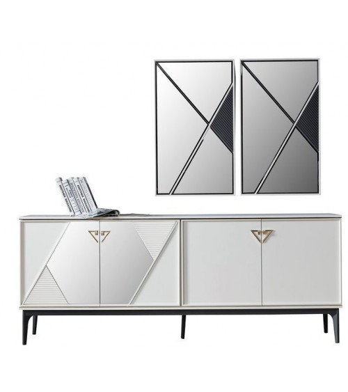 Buffet STAR 4 portes + miroir