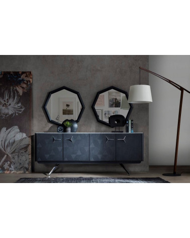 Roble de MIREL TV mueble 2 puertas 1 cajón