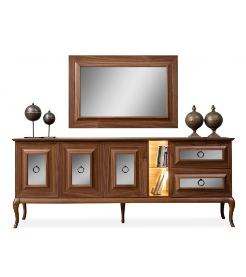 Mobili in rovere TV MIREL 2 ante e 1 cassetto