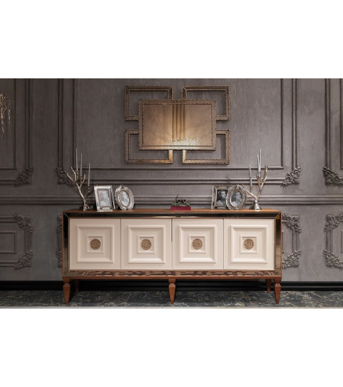 Roble de MIREL TV mueble 2 puertas 1 cajón