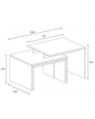 Table basse DILARA