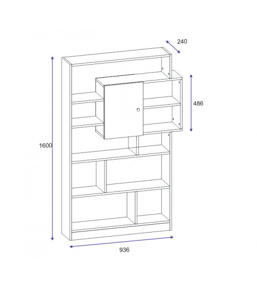 Estante de pared LIZI