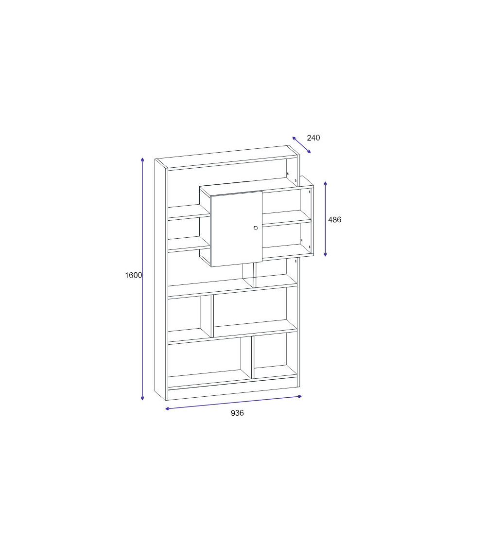Estante de pared LIZI