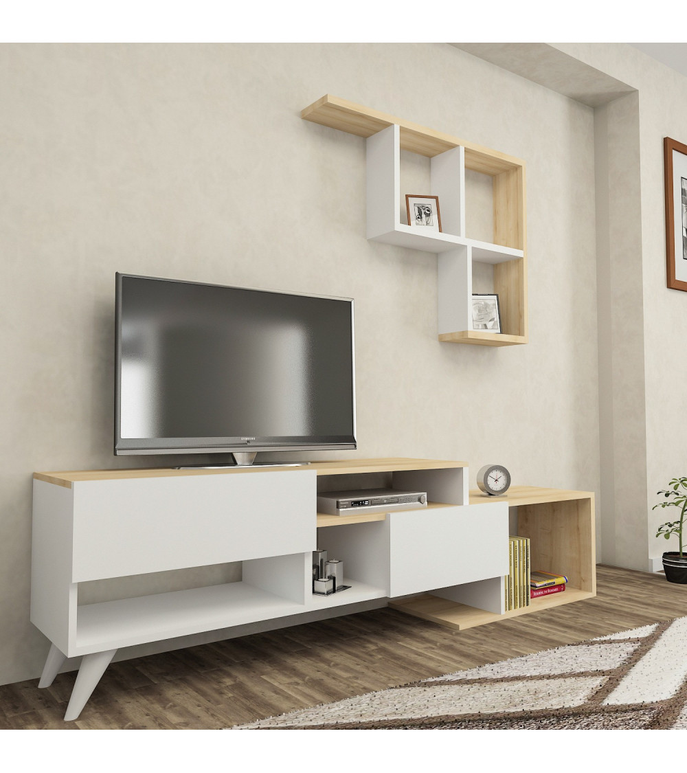LOFT TV Storage combination with integrated lighting