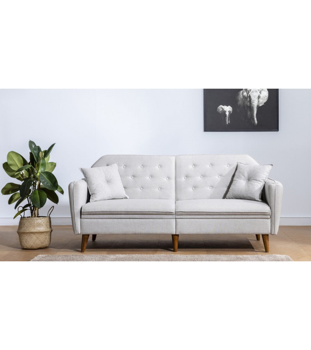 Canapé convertible TERRA crème