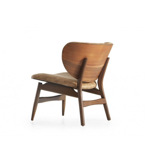 Fauteuil bergère moutarde