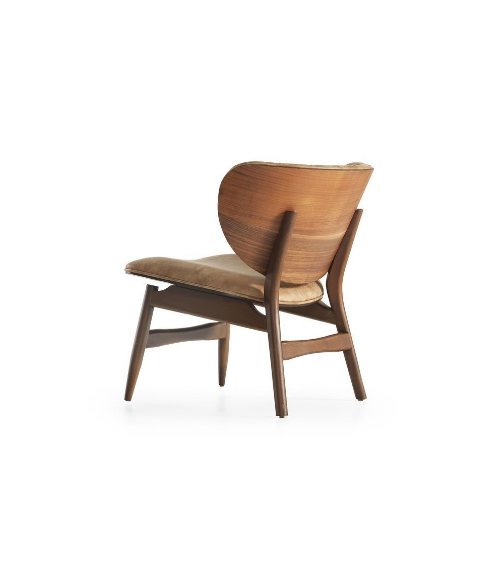 Fauteuil bergère moutarde