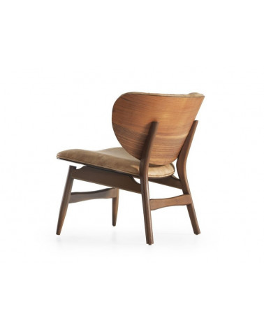 Fauteuil bergère moutarde