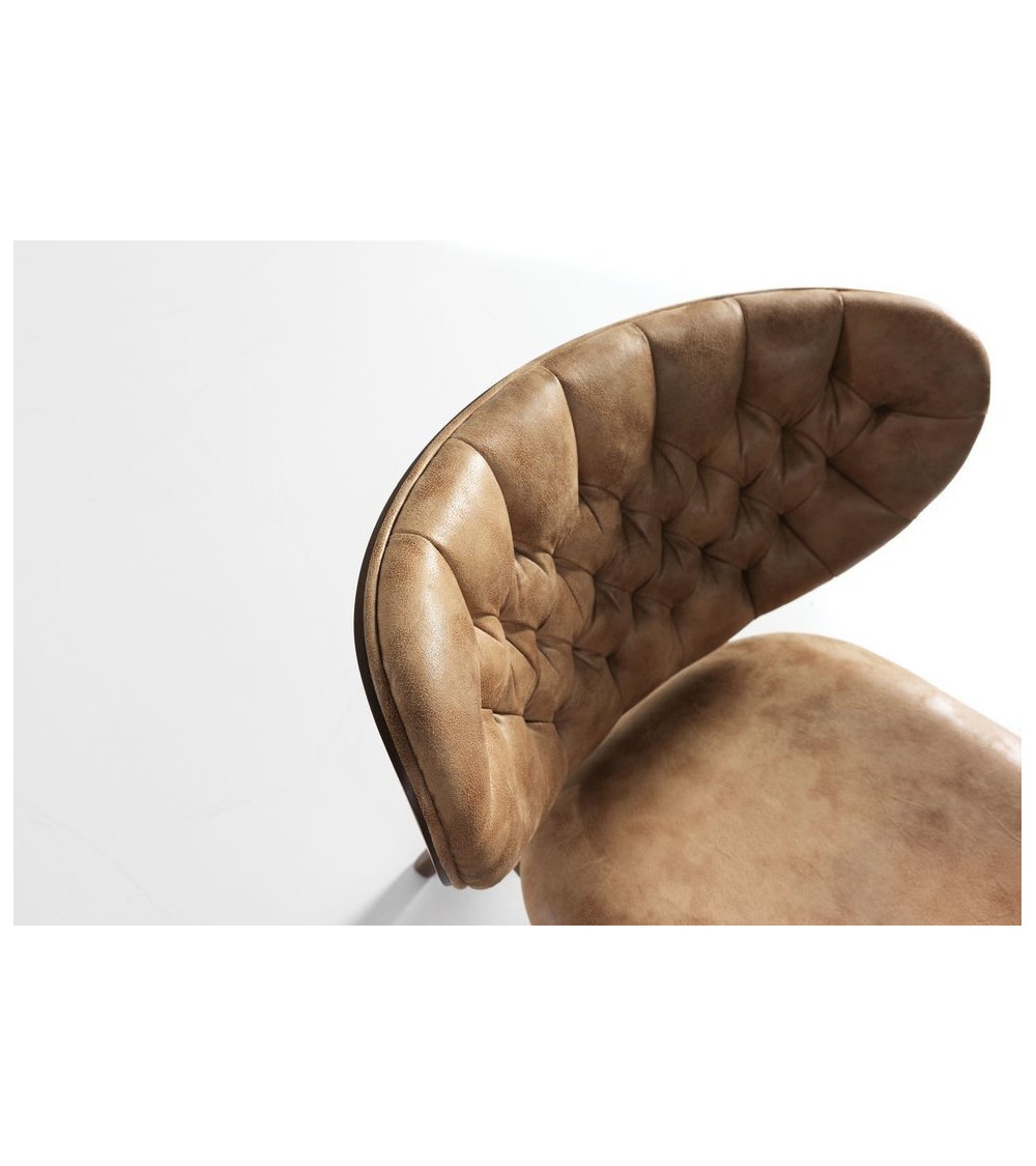 Fauteuil bergère moutarde