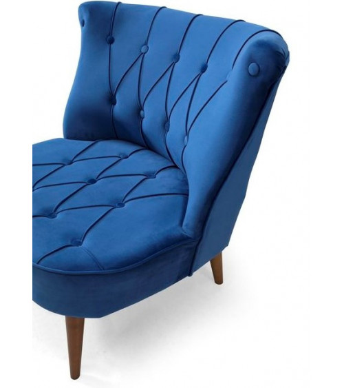 Fauteuil bergère moutarde