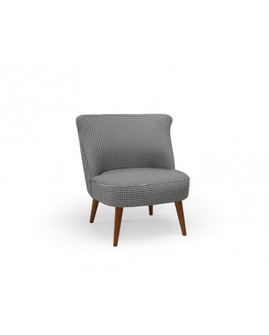 Fauteuil crapaud carreaux vichy