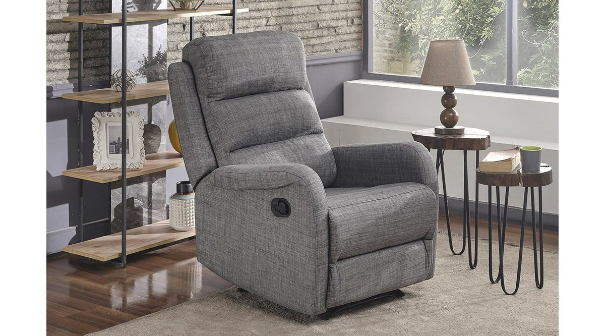 Butaca reclinable manual NIRON confort y relax gris