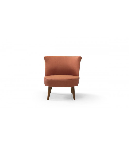 Fauteuil bergère moutarde