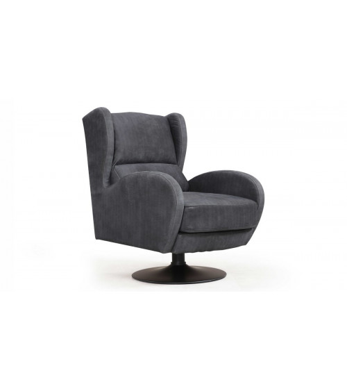 Fauteuil pivotant FRIDO gris