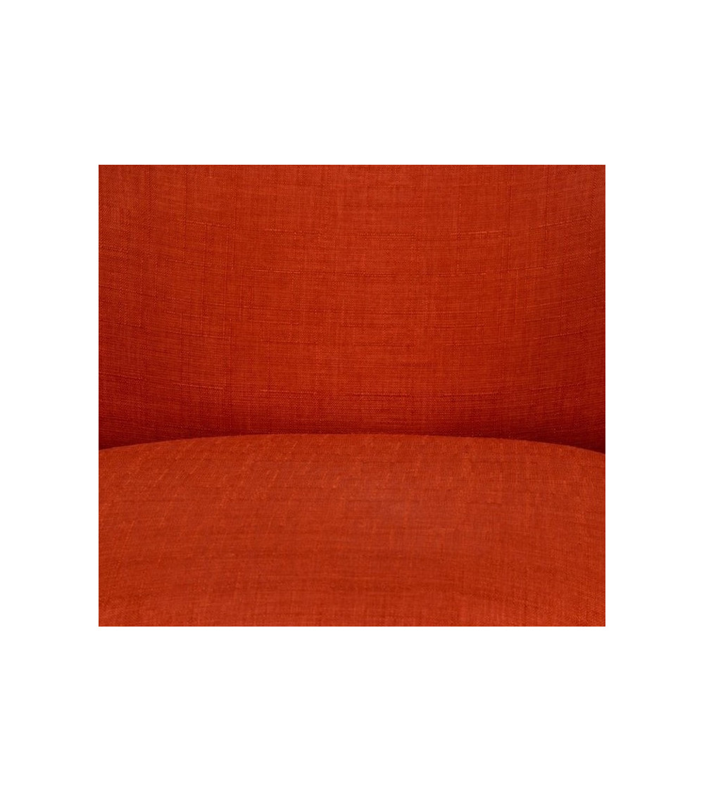 Fauteuil bergère moutarde