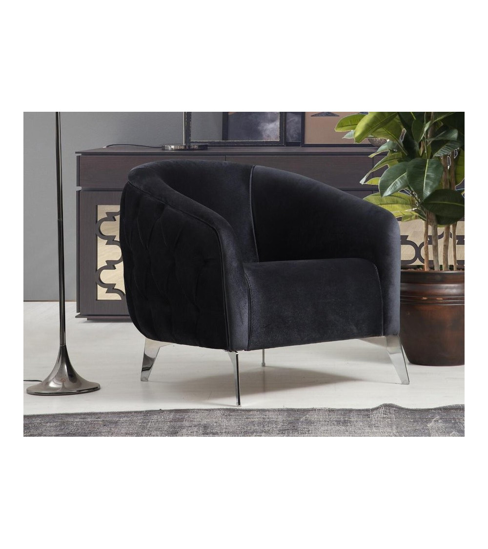 Fauteuil PLANET gris foncé