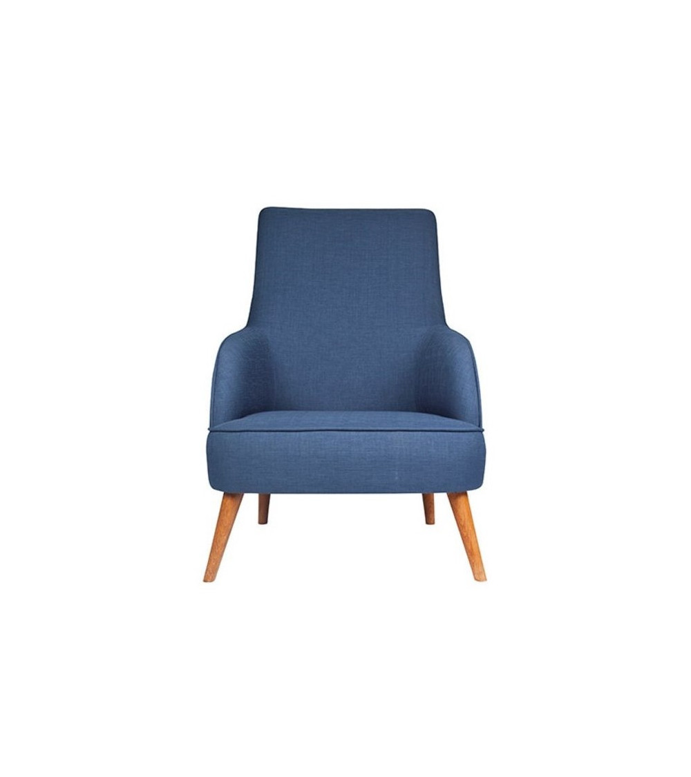 Fauteuil bergère moutarde