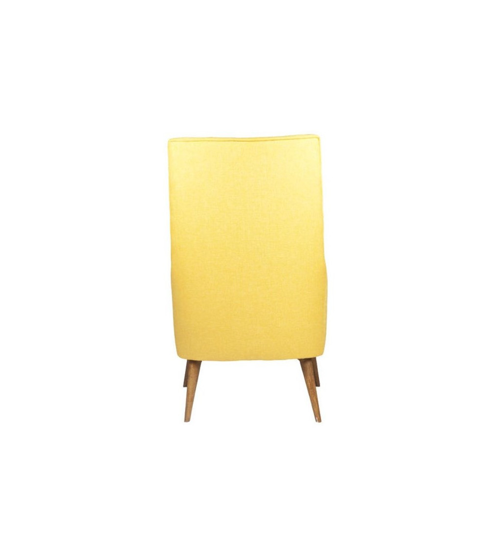 Fauteuil bergère moutarde Fauteuil bergère moutarde