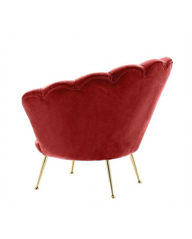 Fauteuil bergère moutarde