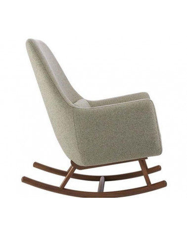 Fauteuil à bascule MYRUF gris clair