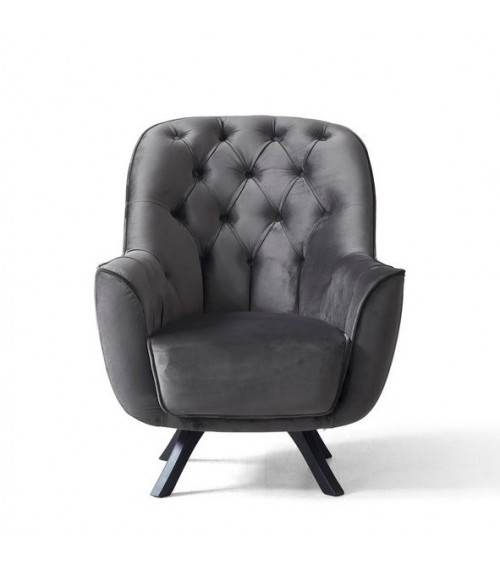 Fauteuil bergère moutarde