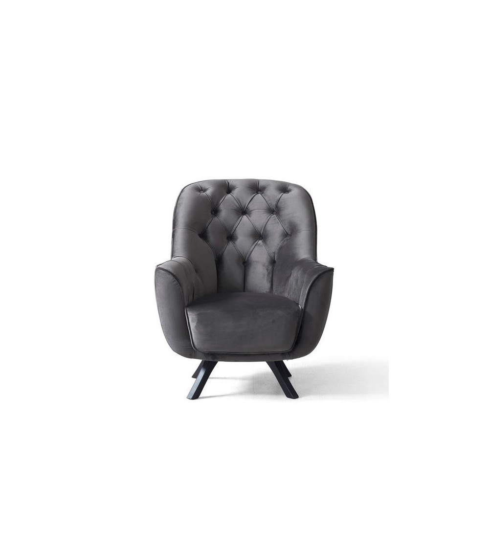 Fauteuil bergère moutarde